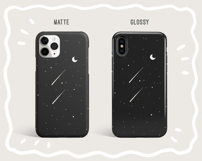 Black Galaxy Art Phone Case